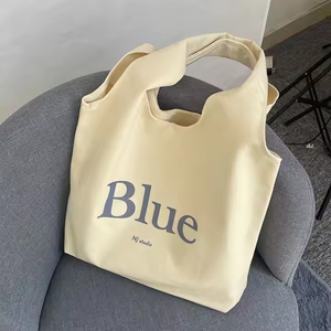 Biểu Tượng Tùy Chỉnh In Tái Sử Dụng Hàng Tạp Hóa Mua Sắm <span class=keywords><strong>Tote</strong></span> Túi Thăng Hoa Trống Bông Vải Cho Quảng Cáo Mục đích - Product Image 2