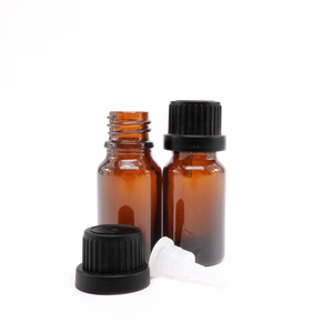 Tamper Proof 5Ml 10Ml <span class=keywords><strong>15Ml</strong></span> 20Ml 30Ml Hổ Phách Thủy Tinh Màu Xanh Lá Cây Chai Tinh Dầu Với Euro Dropper Cap Và Chèn - Product Image 3