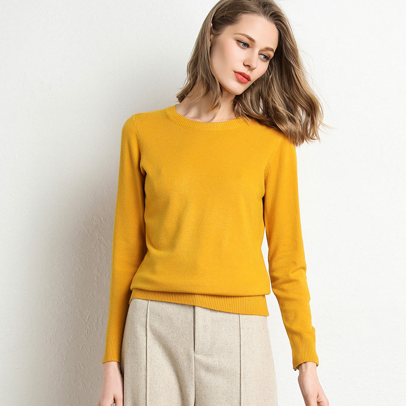 Round Neck Ginger yellow