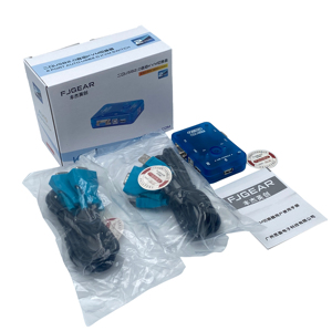 FJ-102UK Fjgear 2端口自动vga kvm开关2进1出，带2 kvm电缆按钮开关即插即用 - Product Image 2