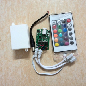 RGB LED Streifen Licht controller hohe qualität 24 Key DC 12V IR Infrarot fernbedienung led rgb controller