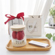 Coffret 3 tulipes rouges