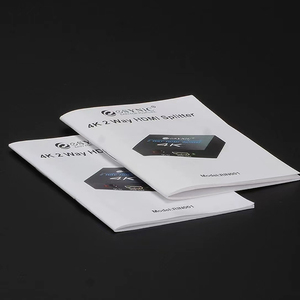 Özelleştirilmiş ticari eyer dikiş yumuşak kapak siyah beyaz ürün kullanıcı Guidel kitap baskı hizmeti - Product Image 2