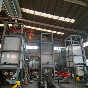 Alimentador pneumático a vácuo saco a granel descarregando o sistema transportando o equipamento
