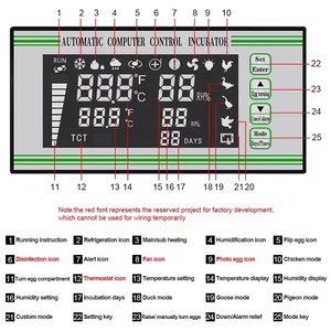Controlador de XM-18S de fábrica, pantalla digital de temperatura y humedad con dos sensores - Product Image 2