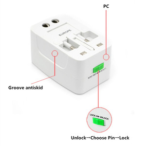 Worldwide US UK <strong>EU</strong> AU Universal Travel Adaptor <strong>Multi</strong> AC Power Charge Converter International Smart <strong>Adapter</strong> <strong>Plug</strong> - Product Image 2