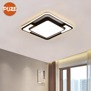 Modern basit tarzı yüzeye monte akıllı oturma odası yatak uzaktan kumanda APP kontrol Led tavan ışık - Product Image 4