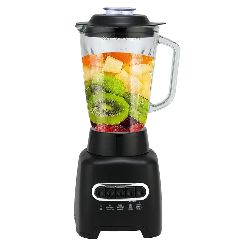 1.5L Tritan Countertop Blender Smoothie Maker, Blender for Shakes and Smoothies with Matt Black