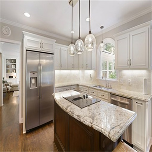 CBMmart Simple Style Design Multi-functional Modern Solid <strong>Wood</strong> with Handles Kitchen Cabinet