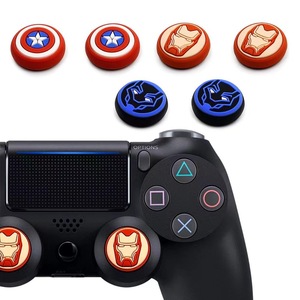 ที่ครอบด้ามจับจอยสติ๊กแบบอะนาล็อกทำจากซิลิโคนที่กำหนดเองสำหรับ Xbox One 360 Series X S PS4 Pro PS5เกมแพดคอนโทรลเลอร์แบบบาง