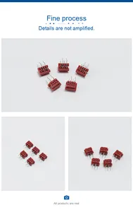 สาย1.27ซ็อกเก็ตสีแดง/2.0/2.54พิทช์4-20หม้อซ็อกเก็ต IDC สำหรับขั้วต่อสาย PCB กับบอร์ด - Product Image 2