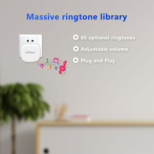 SriHome 4MP inalámbrico WIFI intercomunicador inteligente puerta teléfono seguridad del hogar con alarma PIR HD visión nocturna características de detección humana - Product Image 5