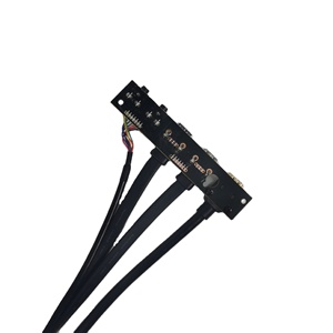 PC Computer Case Dual USB 3.0 Front Panel Mainframe PCB Circuit Board Floppy Disk Switch Ports Drive Cable Audio <strong>Input</strong> <strong>Output</strong> - Product Image 5