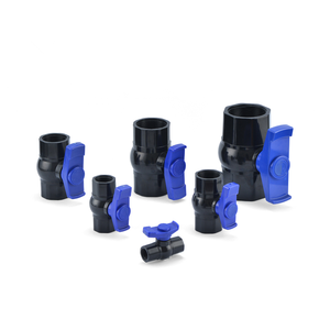 Hot Sale Straight 1/4 3/<strong>8</strong> 1/2 Inch Hose Barb 2 Way <strong>PVC</strong> Plastic Ball Valve <strong>PVC</strong> Material Quick Connect Fitting - Product Image 5