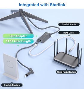 Starlink Ethernet <span class=keywords><strong>Adapter</strong></span> Kit Cáp starlink hình chữ nhật vệ tinh Internet V2 cho starlink Ethernet <span class=keywords><strong>Adapter</strong></span> Gen 2 - Product Image 5