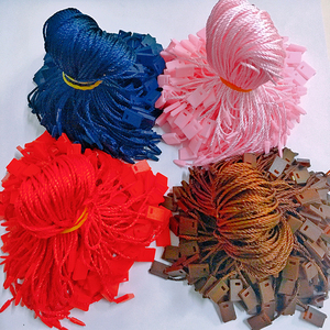 Manufacturer <strong>Custom</strong> Design Colorful Snap Hangtag <strong>String</strong> Plastic Seal <strong>Tag</strong> - Product Image 3