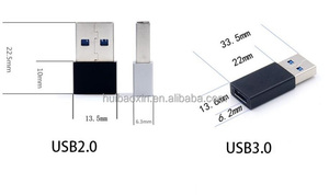 Usb 31 Usb C ประเภท C หญิงกับ Usb 2.0อะแดปเตอร์ชาย - Product Image 5
