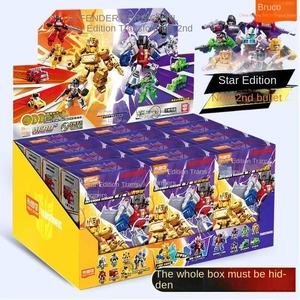 Bruco Hand-held Building <strong>Blocks</strong> Frozen Altman Transform Robot Theme 1:36 Scale Shining Edition Blind Box New Plastic - Product Image 1