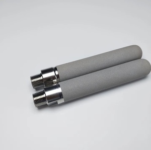 0.2 0.5 1 2 3 5 10 यम स्टेनलेस स्टील पाउडर सिंड फिल्टर कारतूस छिद्रित धातु फिल्टर - Product Image 1