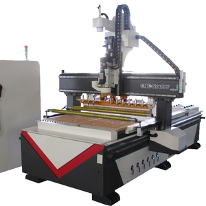Holz bearbeitungs möbel Nesting 1325 1530 2030 2130 ATC Cnc Router Maschine 3 4-Achsen Automatisches Laden und Entladen ATC CNC Maschine - Product Image 1