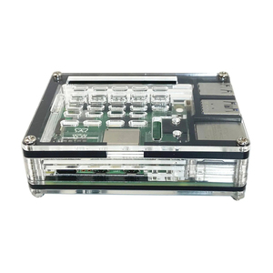 <strong>Raspberry</strong> <strong>Pi</strong> 5 Transparent Acrylic <strong>Case</strong> 9 Layer Acrylic Protective Enclosure Housing <strong>Case</strong> - Product Image 4