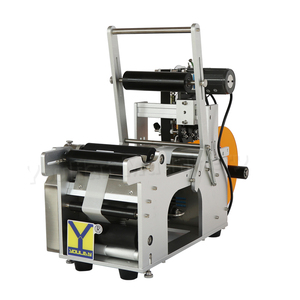 MT-50B applicatore di etichette per fiale rotonde con etichettatrice manuale per bottiglie adesive da tavolo con macchina da stampa di codici - Product Image 3