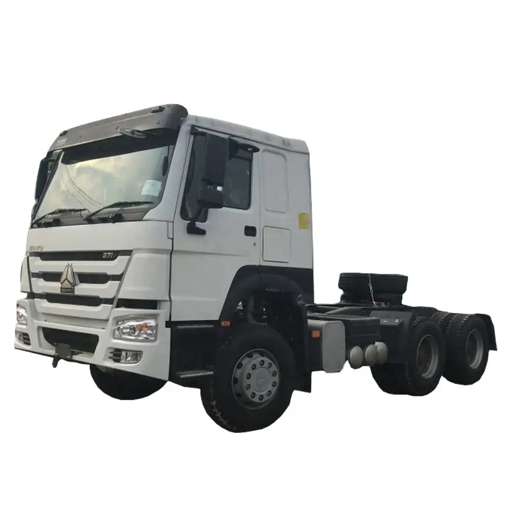 Venda quente para a África Novo caminhão HOWO cabeça de caminhão semi-reboque de contêiner 6*4 trator 60-80 caminhões trator