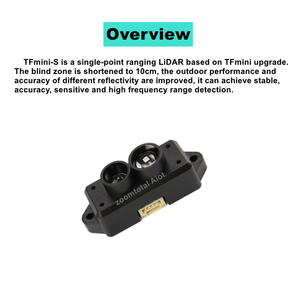 Class 1 0.7W 850nm TFmini-S Ranging LiDAR High <strong>Frequency</strong> Range <strong>Detection</strong> for AGV Obstacle Avoidance UAV Altitude Determination - Product Image 3