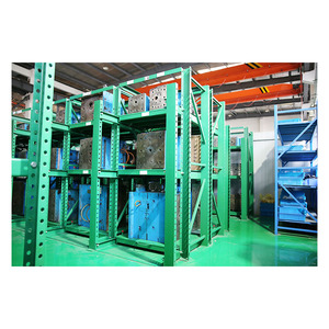 Unidad de almacenamiento Estantes y estantes apilables Estantería de palés Almacenamiento de almacén Estante de palés extraíble Sistema de estante de molde de metal de almacenamiento - Product Image 1