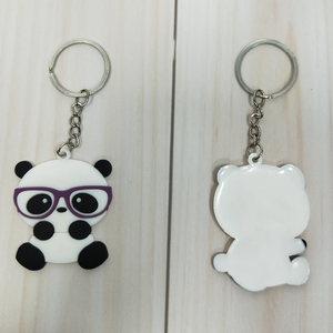 Refine Factory Silicone Resina Chaveiro Moldes Bonito Panda Forma Epoxy Keyring Acessórios Para Chave e Bolsa