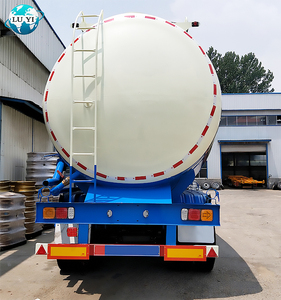 LUYI 3 Axles Tanker Bulk <strong>Cement</strong> Carrier <strong>Cement</strong> <strong>Bulker</strong> and <strong>50</strong> <strong>Tons</strong> Bulk Powder tank Semi Trailers for Sale