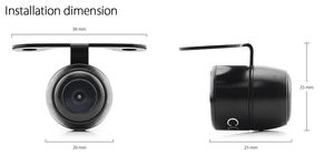 IPoster 7&quot; Car Reverse <strong>Mirror</strong> Monitor + Night Vision Mini Car Rear/Front/<strong>Side</strong> View Camera Kit - Product Image 6
