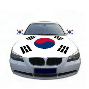 คุณภาพสูงขนาดที่กำหนดเองผ้าโพลีเอสเตอร์ national Flag ฝาครอบเครื่องยนต์ธง - Product Image 2