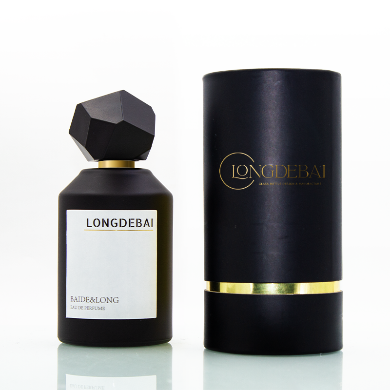 Round empty perfume box