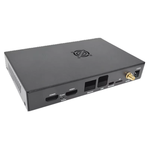 EDATEC-CM4IOCASE truciolare progettato per Raspberry Pi CM4 IO Board, con ventola PWM e interruttore, Antenna, batteria al litio Philips CR2032 - Product Image 1