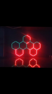 Оптовая продажа на заказ, дистанционное управление, шестигранное освещение Rgb, светодиодный рабочий свет 12 В