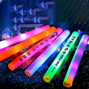 DY lớn nhựa dẫn bọt dính ánh sáng tùy chỉnh màu sắc 3 chế độ nhấp nháy Rave cổ vũ dùi cui giáng sinh Ngày của Cha phục sinh Áo sơ mi - Product Image 4