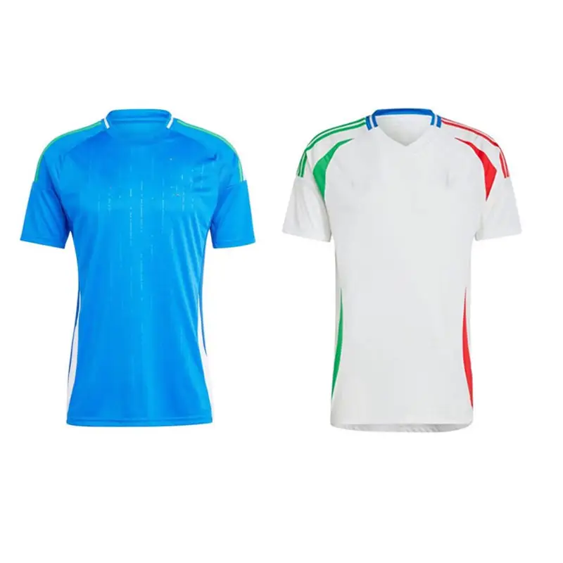 2024 2025 Fußballtrikot Maglia ITALIA 2024 2025 Italien Nationalmannschaft Fußballtrikot Herren Kids-Kit Heimfahr CHIESA BARELLA