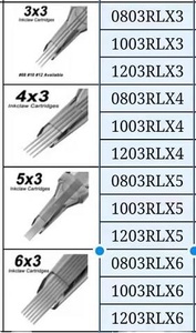 2025 cho Acme bán buôn 3rl inclaw vĩnh viễn hình xăm Kim Vô Trùng 20 kim 304 AUS hộp thép trong suốt OEM PC - Product Image 5