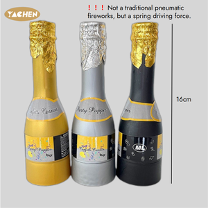 كانون على شكل شمبانيا من ياشين ، متعددة الألوان لحفلات الزفاف وأعياد الميلاد وحفلات الزفاف ولوازم الديكور - Product Image 6