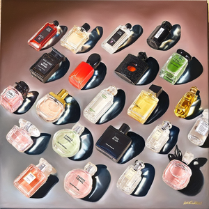 Carino versione Q <span class=keywords><strong>Mini</strong></span> Parfum Spray per le donne | Fragranza di gelsomino floreale fresco | 7.5ml campione di vetro portatile regalo di profumo tascabile - Product Image 1