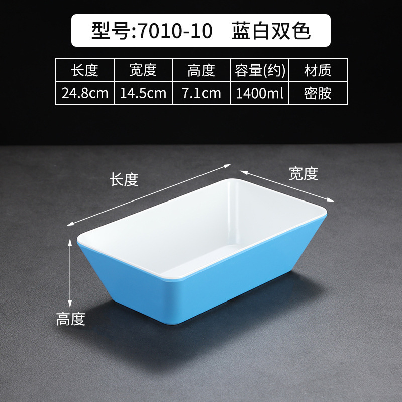7070-10 Blue and White