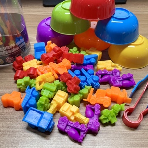 KS Kids Color Classification Rainbow <strong>Toy</strong> Set Montessori Engineering Vehicle Cognition Counting Matching <strong>Toy</strong> - Product Image 2
