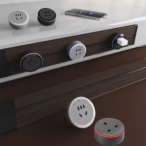Toma de corriente inteligente Touchmi ajustable montada en superficie, toma de corriente de escritorio USB tipo C completamente funcional