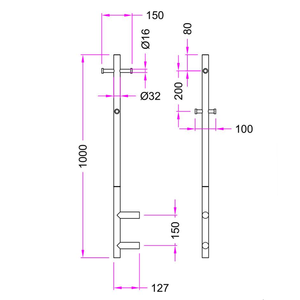 Thiết Kế Đặc Biệt Khăn Tắm Giá Điện Nhiệt Khô Khăn Ấm Hơn Giá Treo Tường Dọc Nước Nóng Khăn Giá - Product Image 6