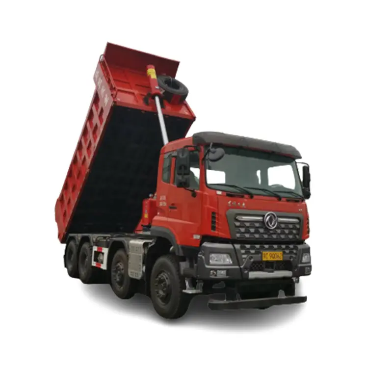 Dongfeng camion à benne basculante 8x4, 31000kg, GVW 385hp, euro 6, construction diesel, capacité 21 m3, 12 roues