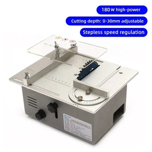 Mini masa testere, çok fonksiyonlu elektrikli testere alma mikro ev kesme makinesi küçük ağaç İşleme elektrikli testere - Product Image 4