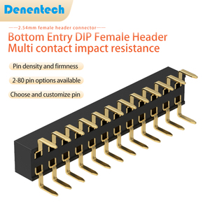 2.54mm 40ピンメスヘッダーデュアル列ボトムエントリーコネクタRaspberry Pi Zero <span class=keywords><strong>Arduino</strong></span> Nanoロープロファイルスタック可能ヘッダー - Product Image 2
