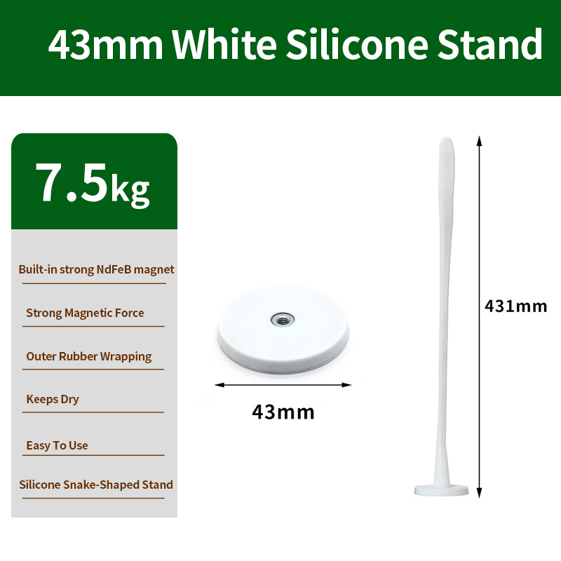 1 unidad blanca de 43 mm