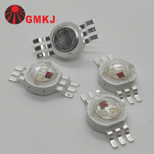 High Power RGB Tri-color 3*3w <strong>Led</strong> Emitter 9w 6 Pin Power <strong>Led</strong> Lights with Star Heatsink - Product Image 4